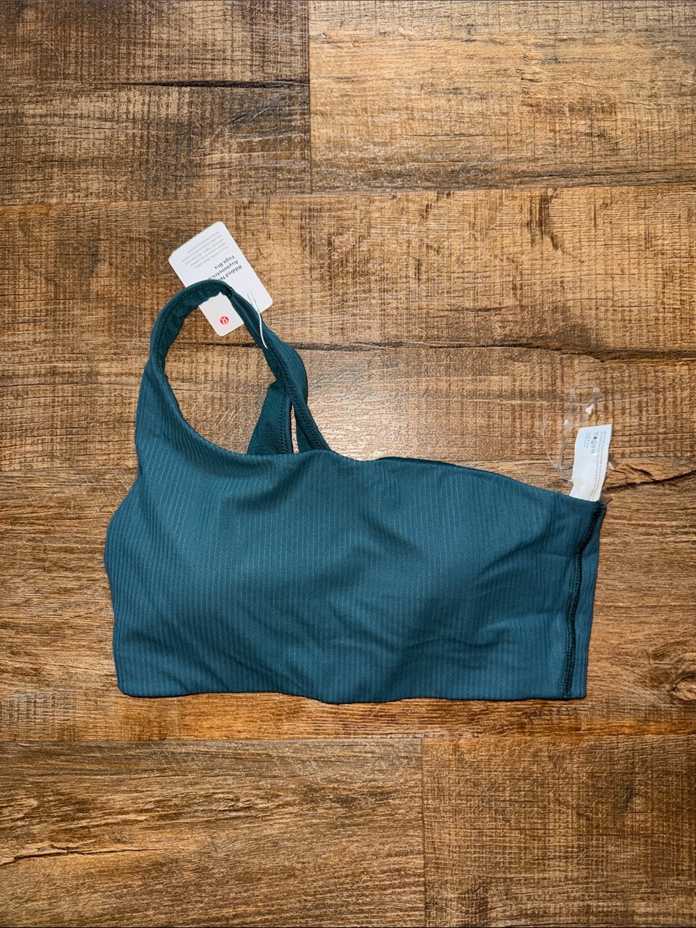 Lululemon Ribbed Nulu Asymmetrical Yoga Bra